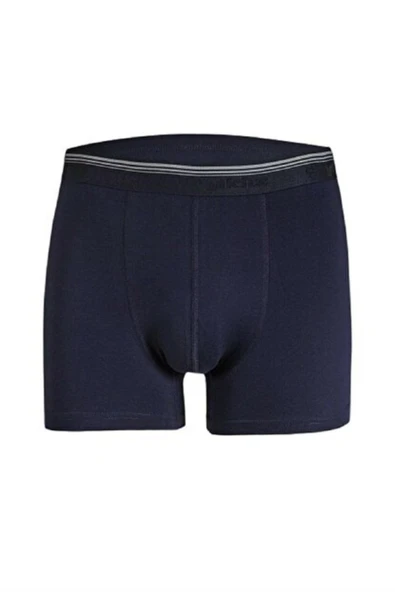 Güryıldız Underwear Güryıldız 3'lü Lacivert Kısa Spor Kesim Likralı Boxer 24513