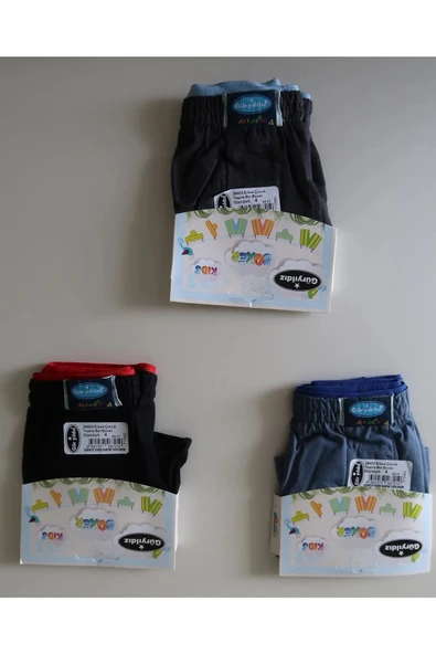 Güryıldız 9'lu Erkek Çocuk Taşma Bel Boxer