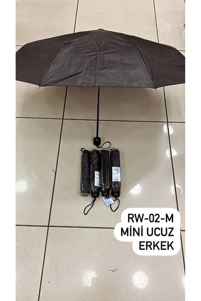 Rainwalker Süper Mini Plastik Saplı Manuel Şemsiye ( 53 cm, 8 Telli )
