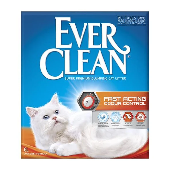 Ever Clean Fast Acting Hızlı Koku Emen Kedi Kumu 6Lt - Resim 2