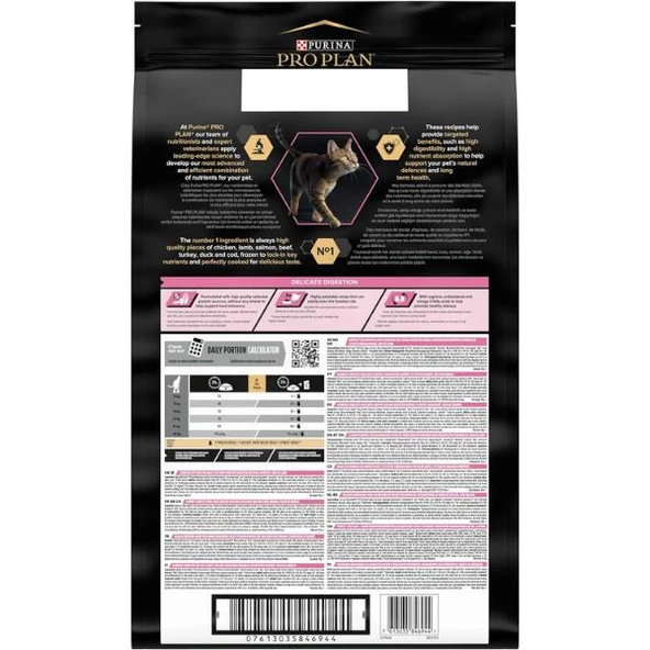 Pro Plan Adult Delicate Kuzulu Yetişkin Kedi Maması 10 Kg - 4