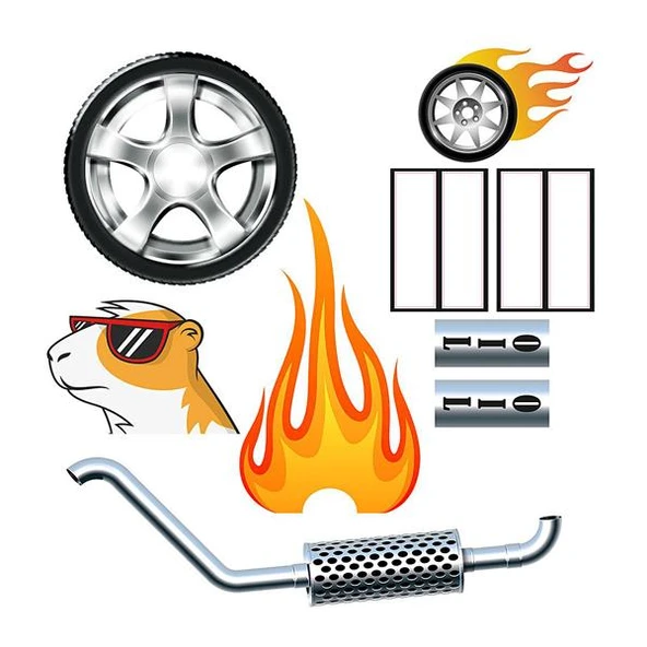 Ferplast Dragster Hamster Kafesi Yarış Arabası Temalı - 2