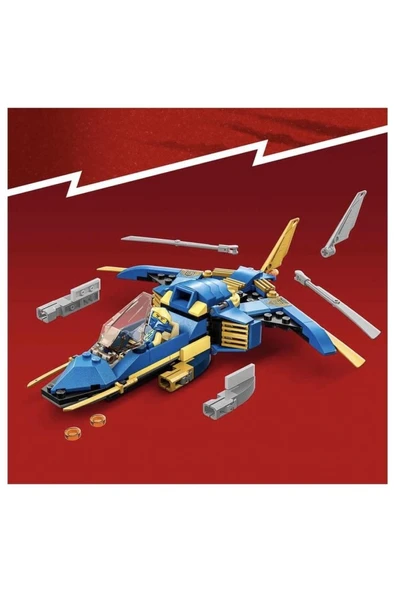 LEGO ® NINJAGO® Jay’in Yıldırım Jeti EVO 71784 - 7 Yaş ve Üzeri için Oyuncak Yapım Seti (146 Parça) - 4