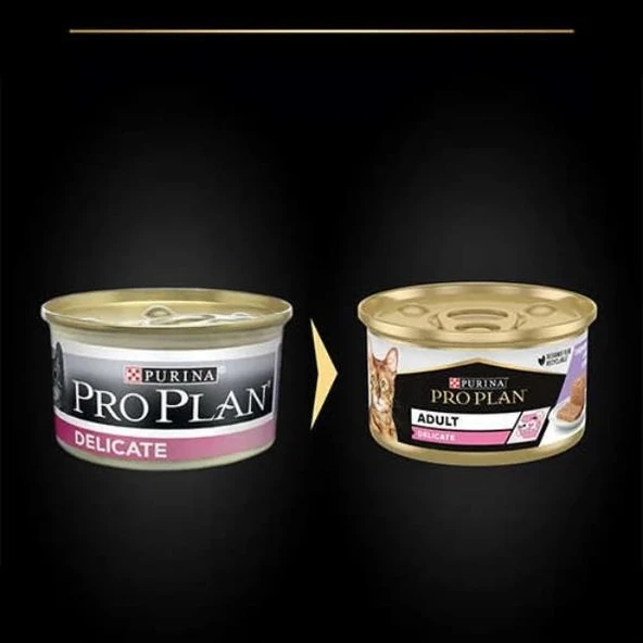 Pro Plan Delicate Hindili Yetişkin Kedi Konservesi 85gr - 2