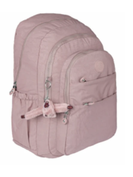 Relaxion Krinkıl Su Geçirmez Astarlı Kumaş Okul Seyahat Sırt Çantası 1625 - 9