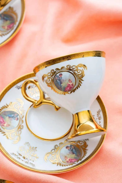 Acar HXF-06918 Rosanna 6lı Kahve Fincan Takımı - 6