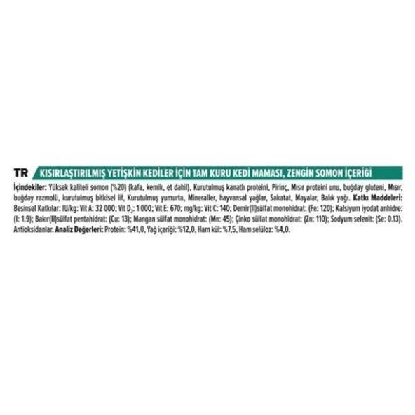 Pro Plan Sterilised Somonlu Kısırlaştırılmış Kedi Maması 10 Kg - 4