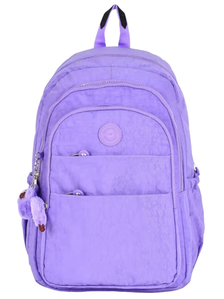 Relaxion Krinkıl Su Geçirmez Astarlı Kumaş Okul Seyahat Sırt Çantası 1625 - 3