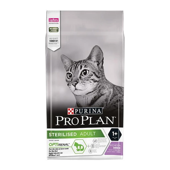 Pro Plan Sterilised Hindili Kısırlaştırılmış Kedi Maması 3Kg