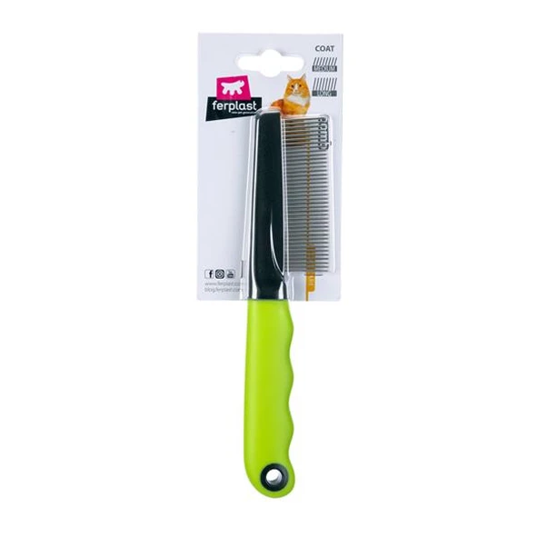 Ferplast Gro 5790 Tek Taraflı Tüy Açıcı Kedi Tarağı 19cm - 2