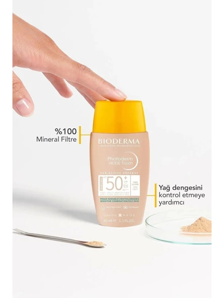Bioderma Photoderm Nude Touch Very Light SPF50+ 40 ml - 3