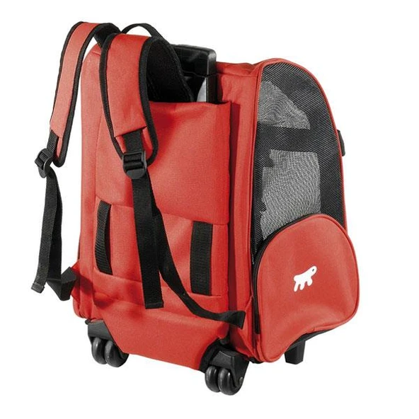 Ferplast Trolley Small Çekçekli Kedi Köpek Taşıma Çantası - 4