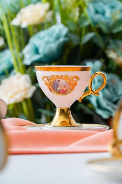 Acar HXF-06918 Rosanna 6lı Kahve Fincan Takımı - 2