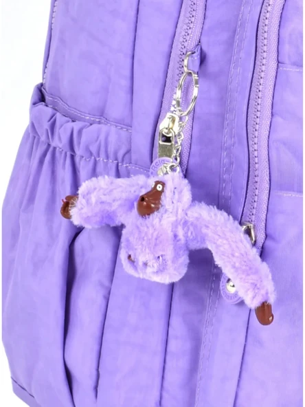 Relaxion Krinkıl Su Geçirmez Astarlı Kumaş Okul Seyahat Sırt Çantası 1625 - 5