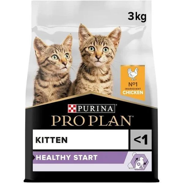 Pro Plan Kitten Tavuklu Yavru Kedi Maması 3Kg - 3