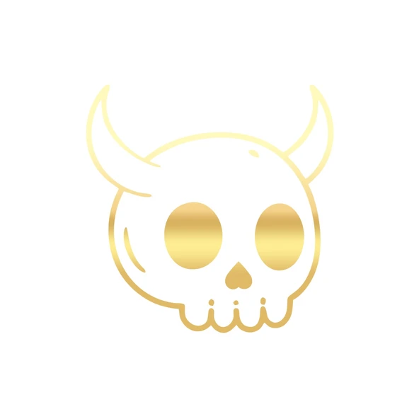 Kuru Kafa Araba Sticker 17x17 Cm Gold ürün görseli