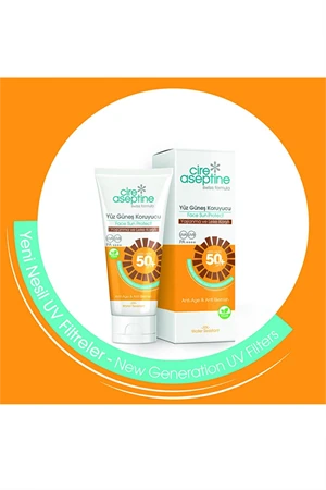 Cire Aseptine Yüz Güneş Kremi SPF 50+ – Yaşlanma Karşıtı & Leke Önleyici Koruma, 50 ml ürün görseli 1