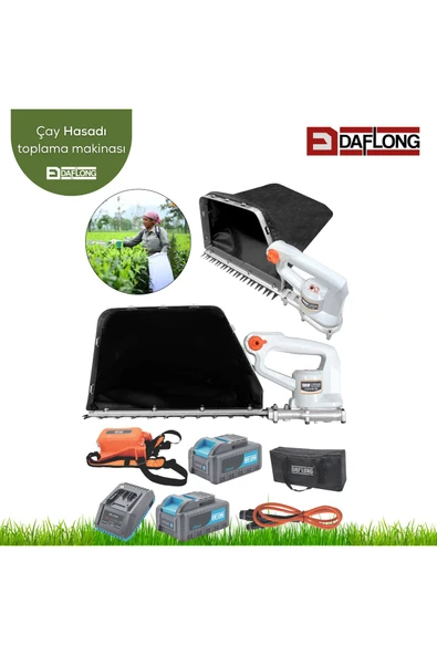 DAFLONG AKÜLÜ 1.2 KG 40V 16 SAATE KADAR ÇALISAN YAĞMURA DAYANIKLI AKÜLÜ ÇANTALI ÇAY TOPLAMA MAKİNASI - 3