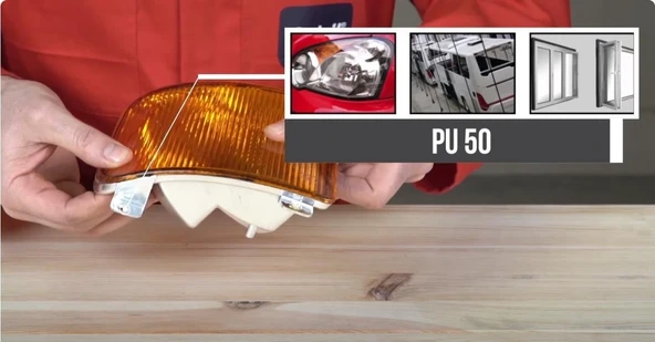 Selsil Poliüretan Beyaz Sosis Mastik 600 Ml. 5 Adet - Resim 3