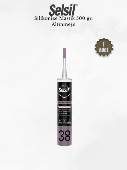 Selsil Silikonize Altınmeşe Mastik 500 Gr. ürün görseli