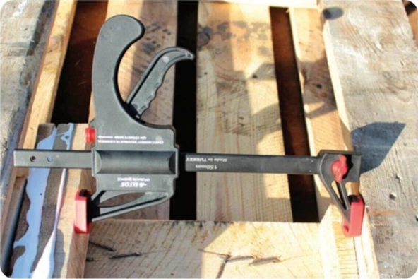 6X750 MM Hafif Tip Sürgülü Tek Ele Uygun Iç Dış Işkence Kıskaç - 3