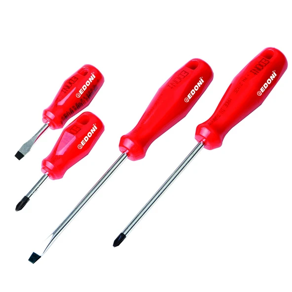 Edoni Ett6125 Manyetik Uçlu Çelik Düz Tornavida 6x125 mm - Resim 2