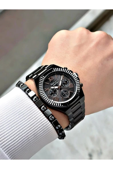 Ferrucci Function FCF 0425 03455M.03 Çelik Kordon Erkek Kol Saati - Resim 2