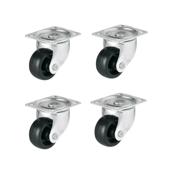 Hts 338 Döner Tablalı Mobilya Tekerleği 28mm 4'lü Set - 1