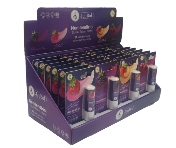 Jenbol Lip Balm Karma Stant 24'lü