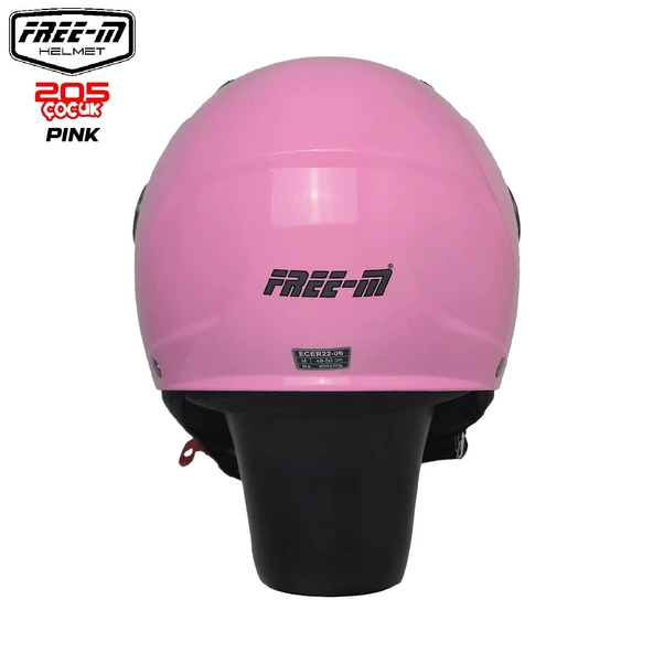 FREE-M 205 PEMBE YARIM ÇOCUK KASKI - Resim 2