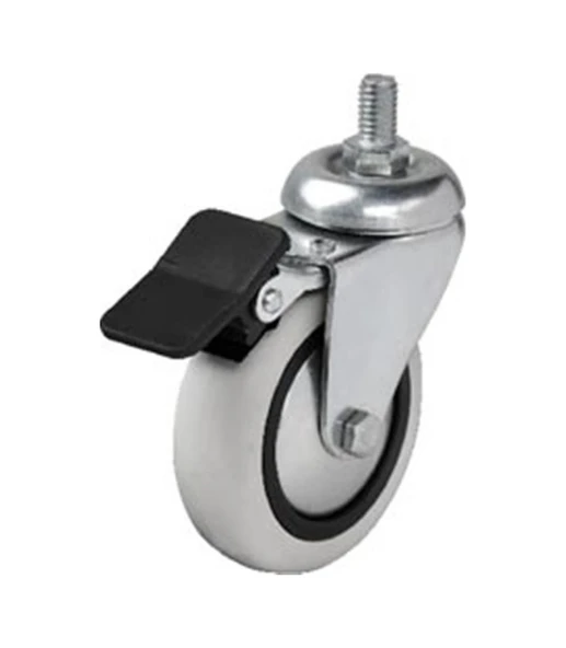 Hts 354 Vidalı Frenli Döner Mobilya Tekerleği 74mm 4'lü Set - 3