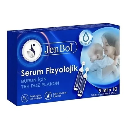 Jenbol Fizyolojik Serum 5 mlx10 Flakon