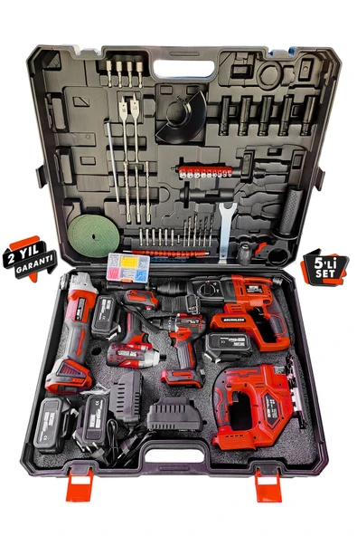 DAFLONG PRO AVANTAJLI KÖMÜRSÜZ BAKIR SARGILI ÇELİK SANZIMAN 5'Lİ SET DEKOPAJLI - 4