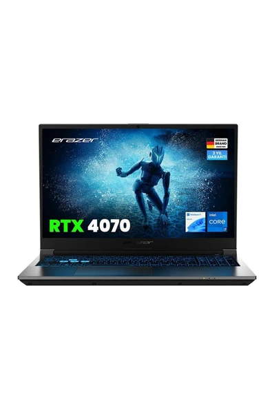Erazer Deputy P60 MD62624 i7-13620H 16 GB 1 TB SSD RTX4070 15.6" Full HD Gaming Laptop