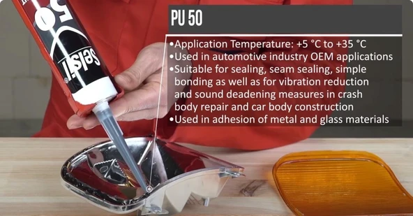 Selsil Poliüretan Beyaz Sosis Mastik 600 Ml. 5 Adet - Resim 2