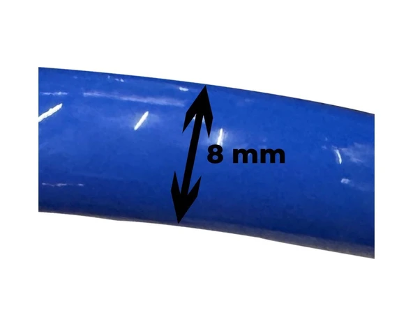 Bhd 00283 Poliüretan Spiral Hava Hortumu 5x8 mm 7,5 Mt. - Resim 5