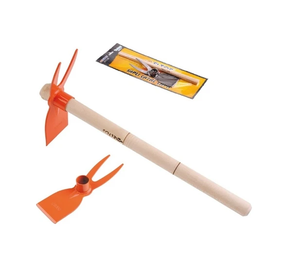 Eltos Ec002 Ahşap Saplı Bahçe El Çatal Çapa 40 cm - 1