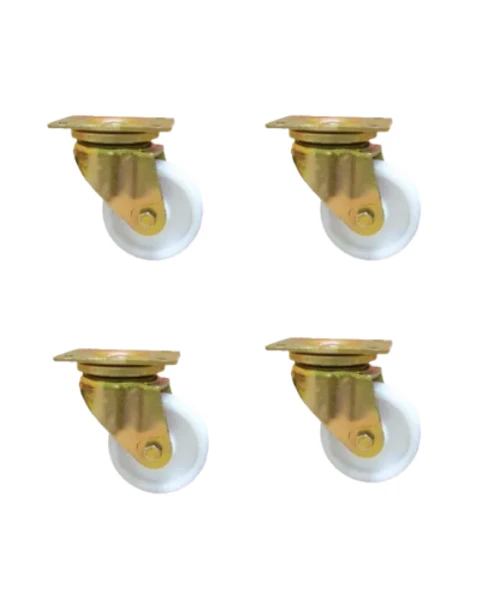 Hts 731 Çift Bilyalı Frenli Mobilya Tekeri 50mm 4'lü Set - 1