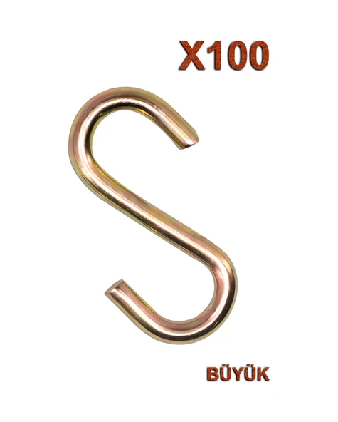 Beşel S Kanca Büyük 100 Adet