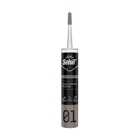 Selsil Genel Amaçlı Siyah Silikon 280 Gr. ürün görseli