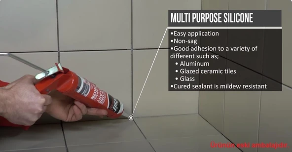 Selsil Genel Amaçlı Silikon Şeffaf 280 Gr. - 5 Adet - 3