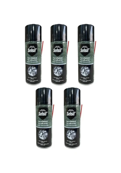 Selsil Pas Sökücü Ve Yağlayıcı 200 Ml. - 5 Adet - 1