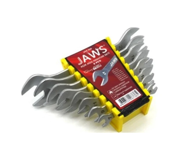 Jaws Jas008 Açık Ağız Anahtar Seti 6-22 mm - 8 Parça ürün görseli