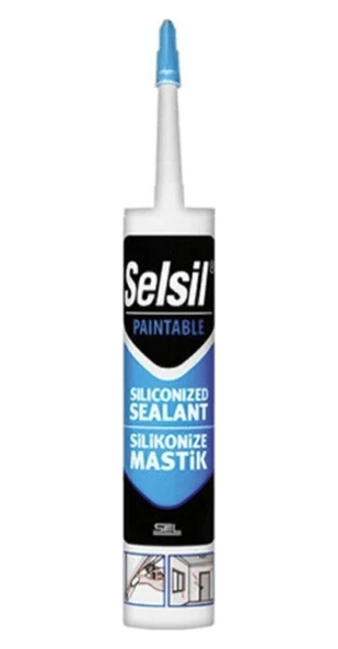 Selsil Silikonize Beyaz Mastik 500 Gr - Resim 2