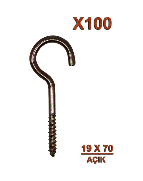 Beşel Açık Piton 19x70 100 Adet