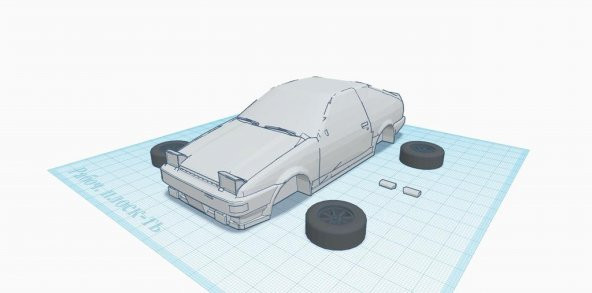 Toyota Ae86 Trueno Plastik Aparat