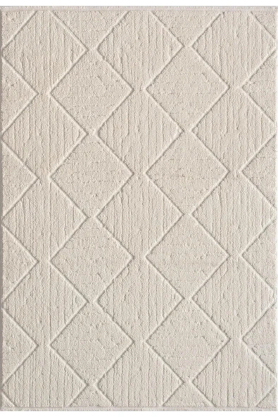 Kreasyon Halı Jolly Koleksiyonu JL001 Bej Bej 80 x 150 cm