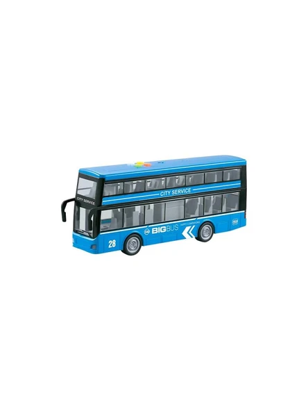 Ceren Ctoys Çift Katlı Sesli Işıklı Sürtmeli Otobüs RJ5504 - 7