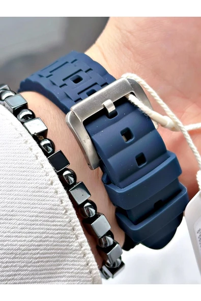 Ferrucci Function FCF 0225 03543S.05 Silikon Kordon Erkek Kol Saati - Resim 3