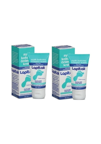 Lapitak Ayak Kokusu Önleyici Krem 60 ml 2 Adet